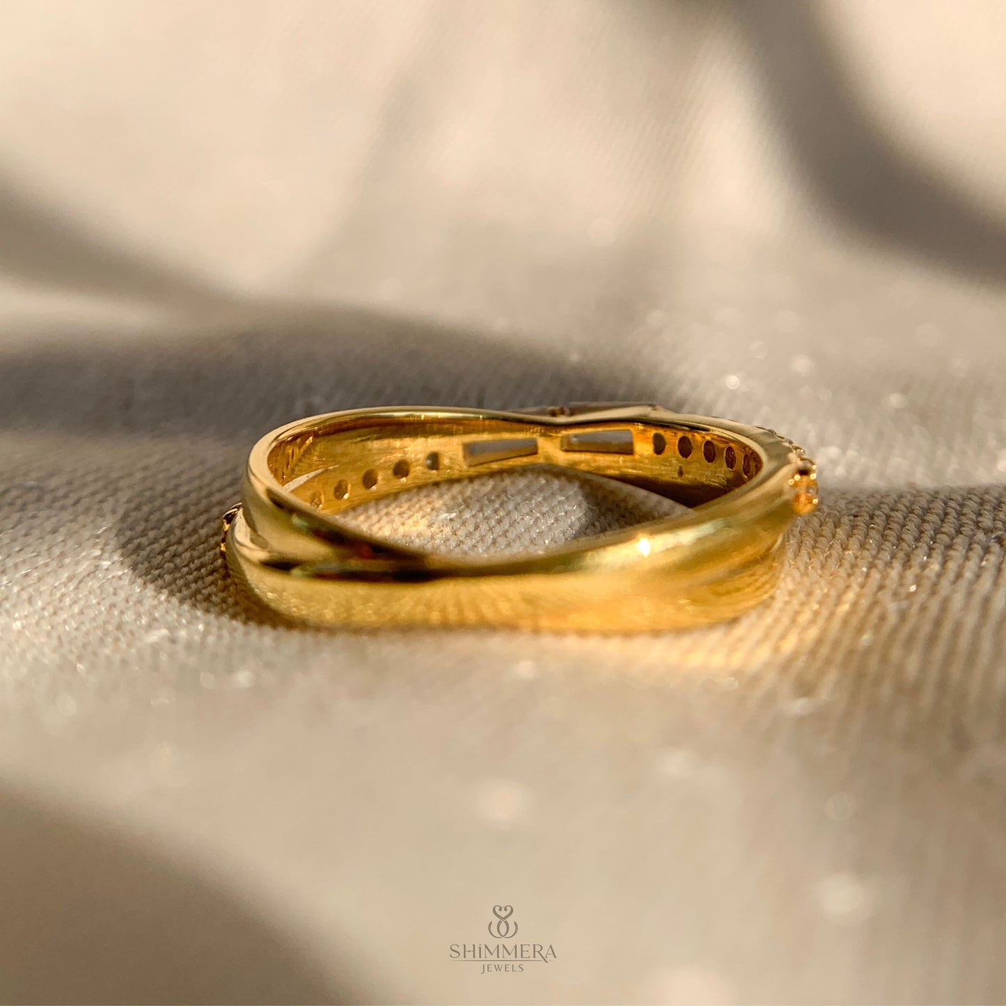 Best Lab Grown Diamonds Criss Cross Ring