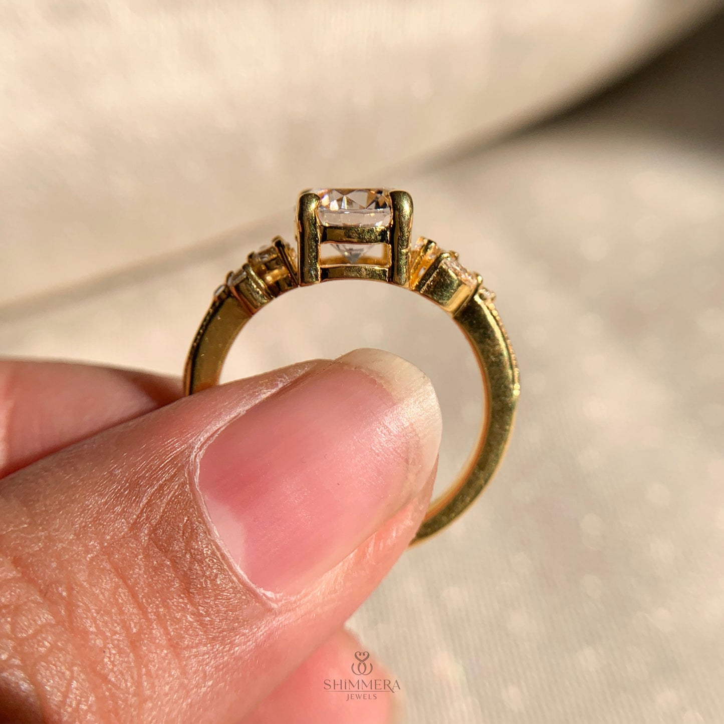 Moissanite Engagement Ring Style For The Modern Bride