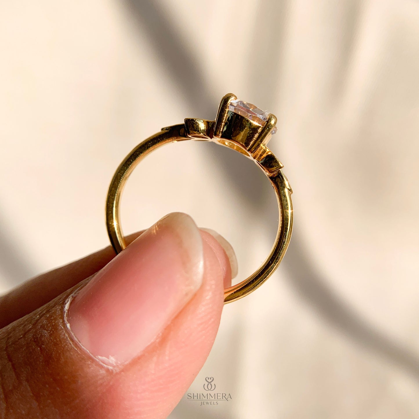 Oval Engagement Ring With Side Stones