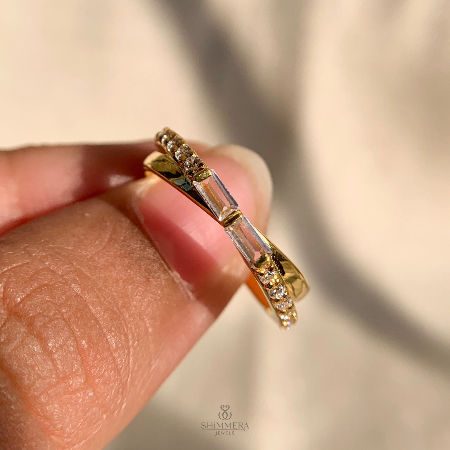 Best Lab Grown Diamonds Criss Cross Ring