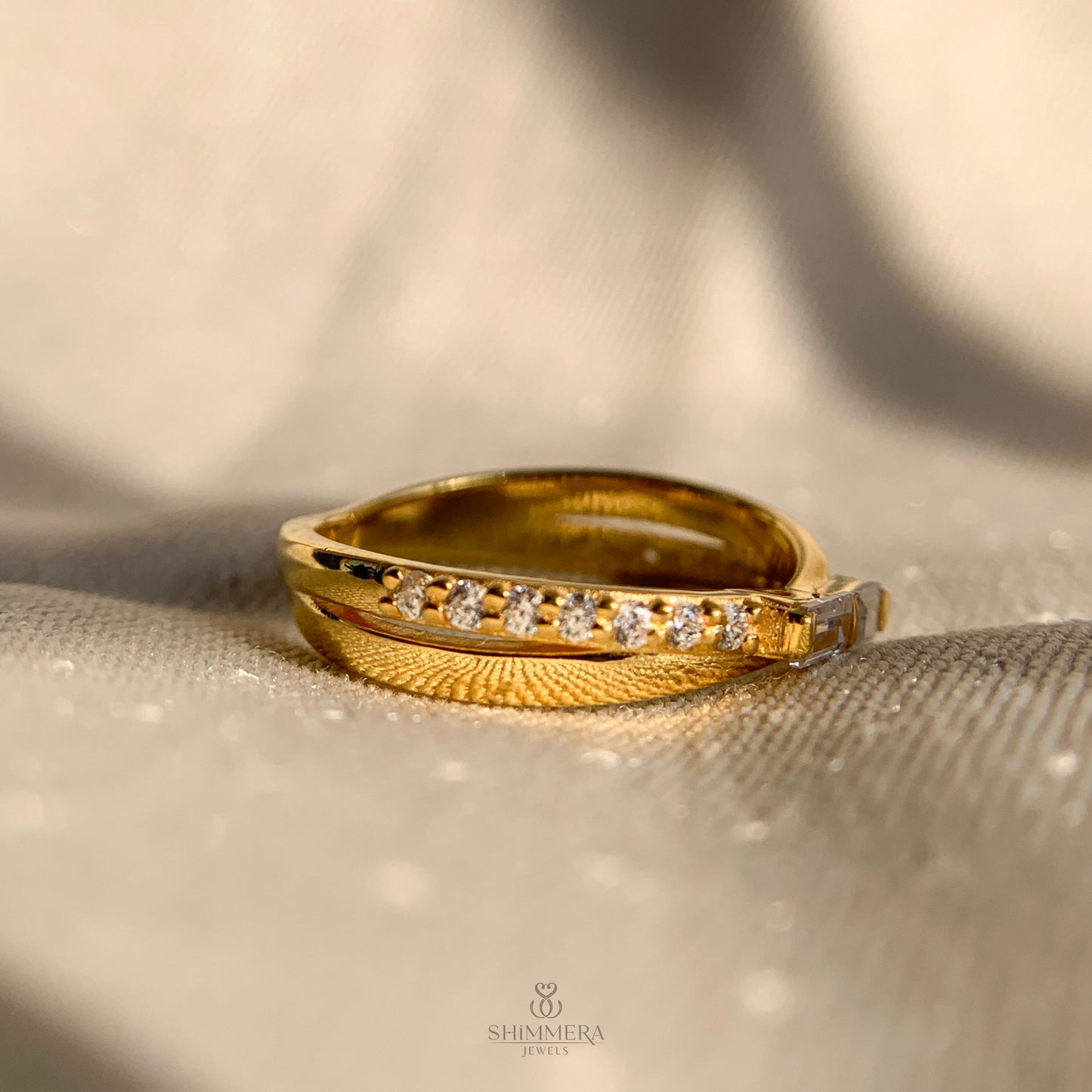 Best Lab Grown Diamonds Criss Cross Ring
