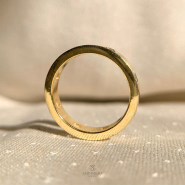 Elegant Asscher cut eternity band for women’s wedding jewelry