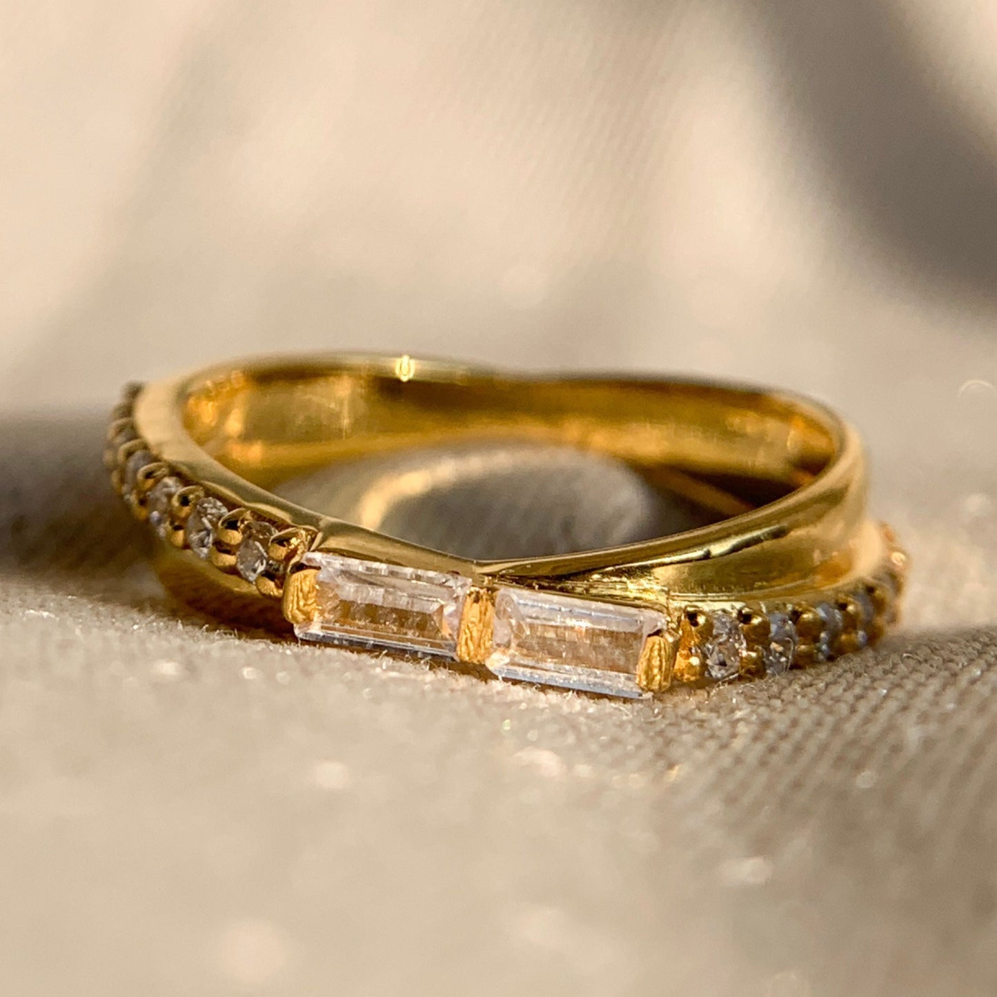 Best Lab Grown Diamonds Criss Cross Ring