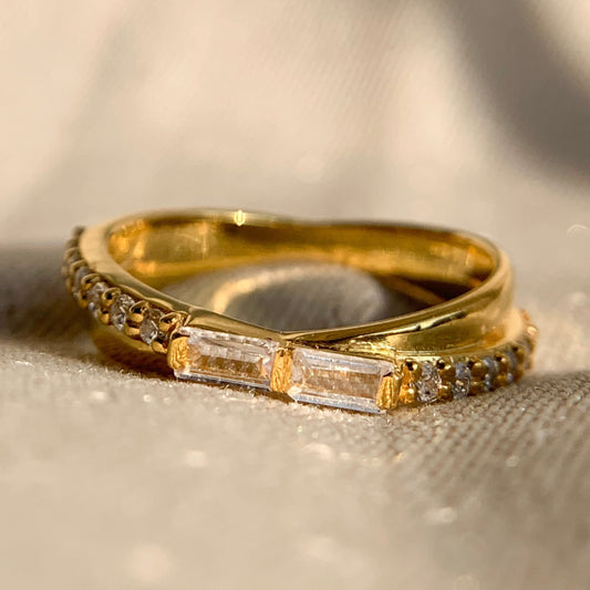 Best Lab Grown Diamonds Criss Cross Ring