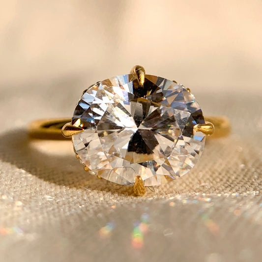 Cushion Cut Hidden Halo Engagement Ring