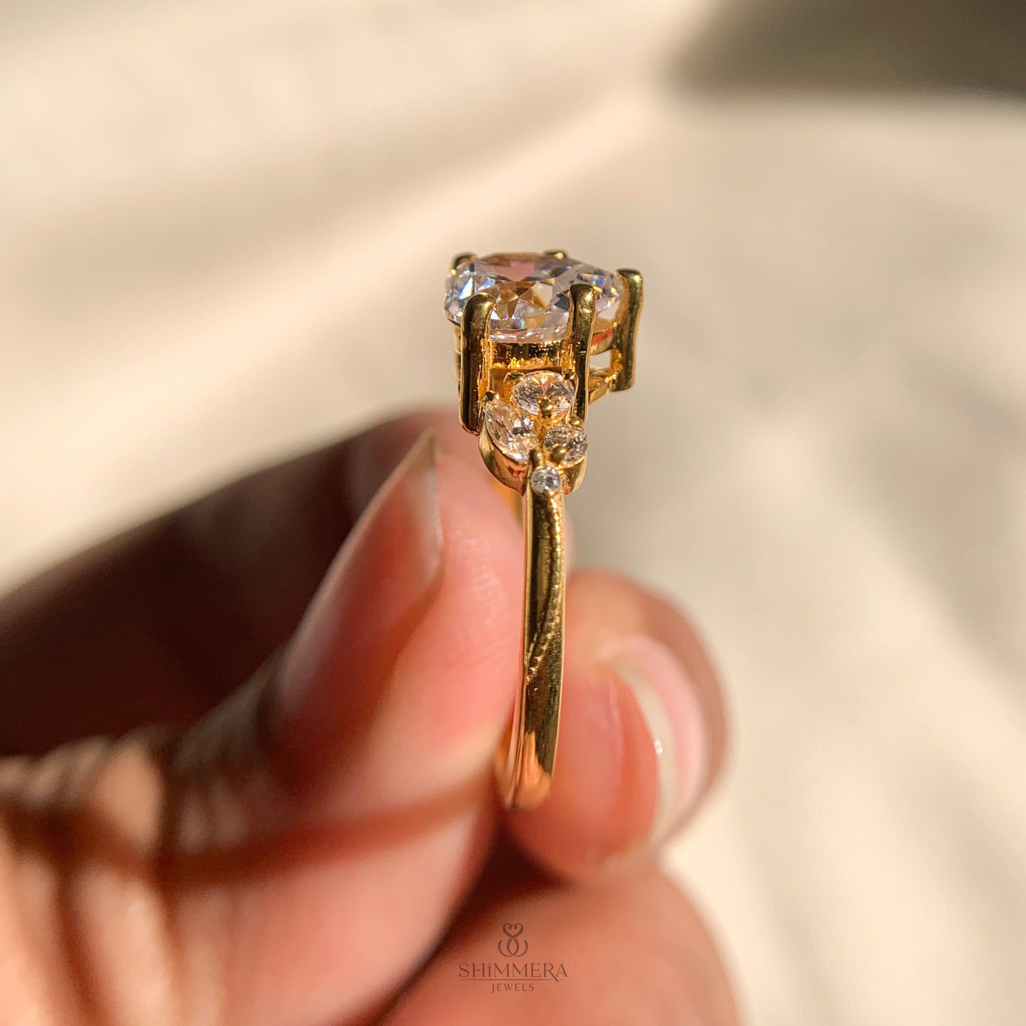 Natured Inspired Engagement Ring