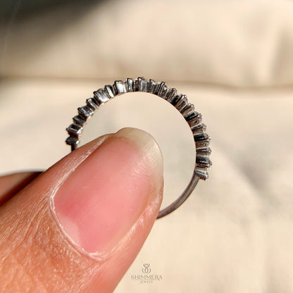 Round Diamond Stackable Eternity Rings