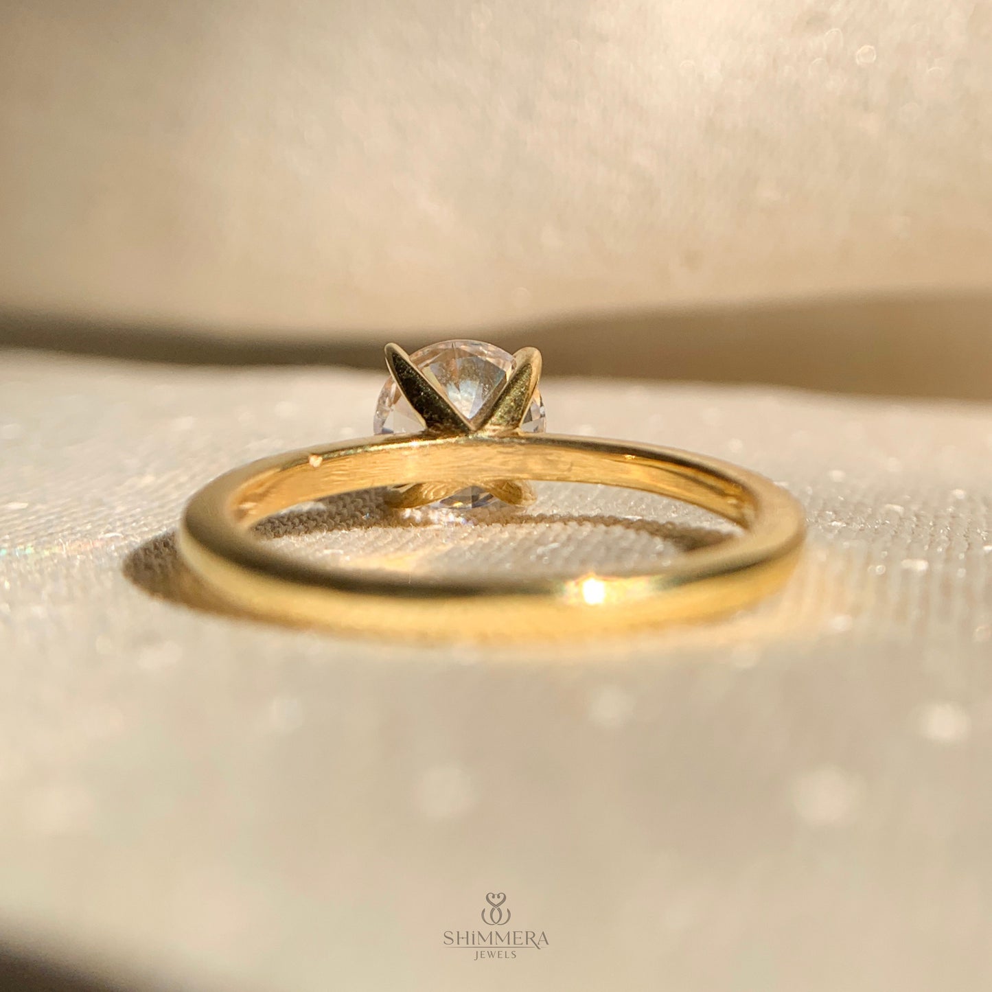 Round Solitaire Diamond Engagement Ring