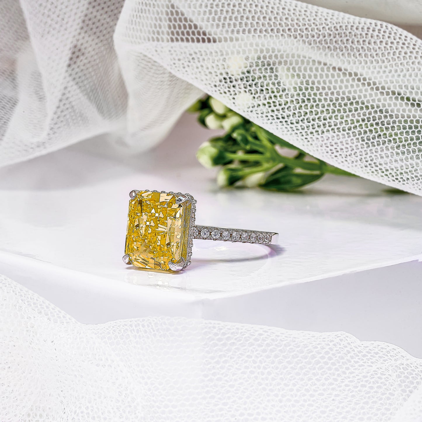 Yellow Diamond Ring 