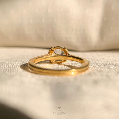 Round Cut Diamond Solitaire Diamond Engagement Rings
