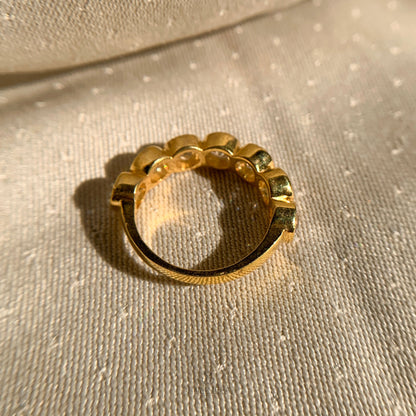 Bezel Set Round Diamond Band