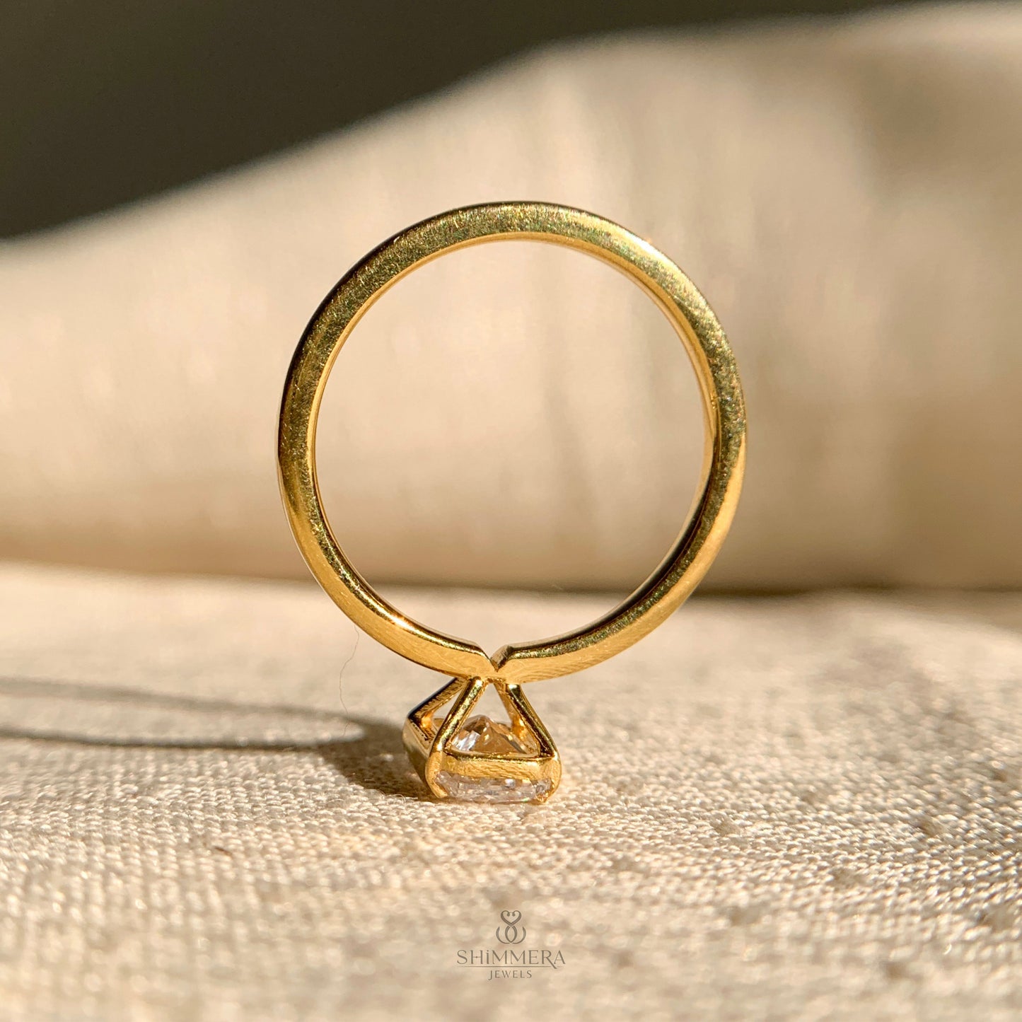 Lab Diamond Engagement Ring
