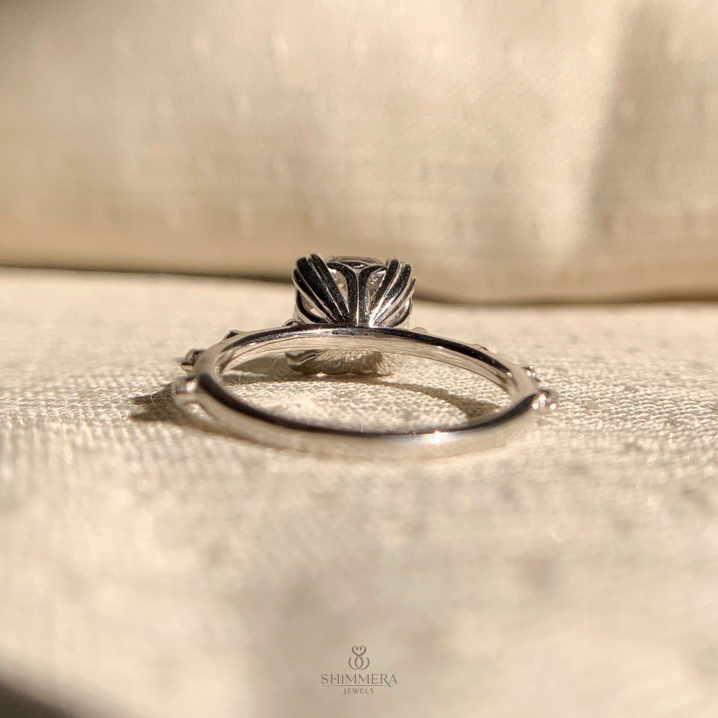 Old European Cut Diamond Engagement Ring