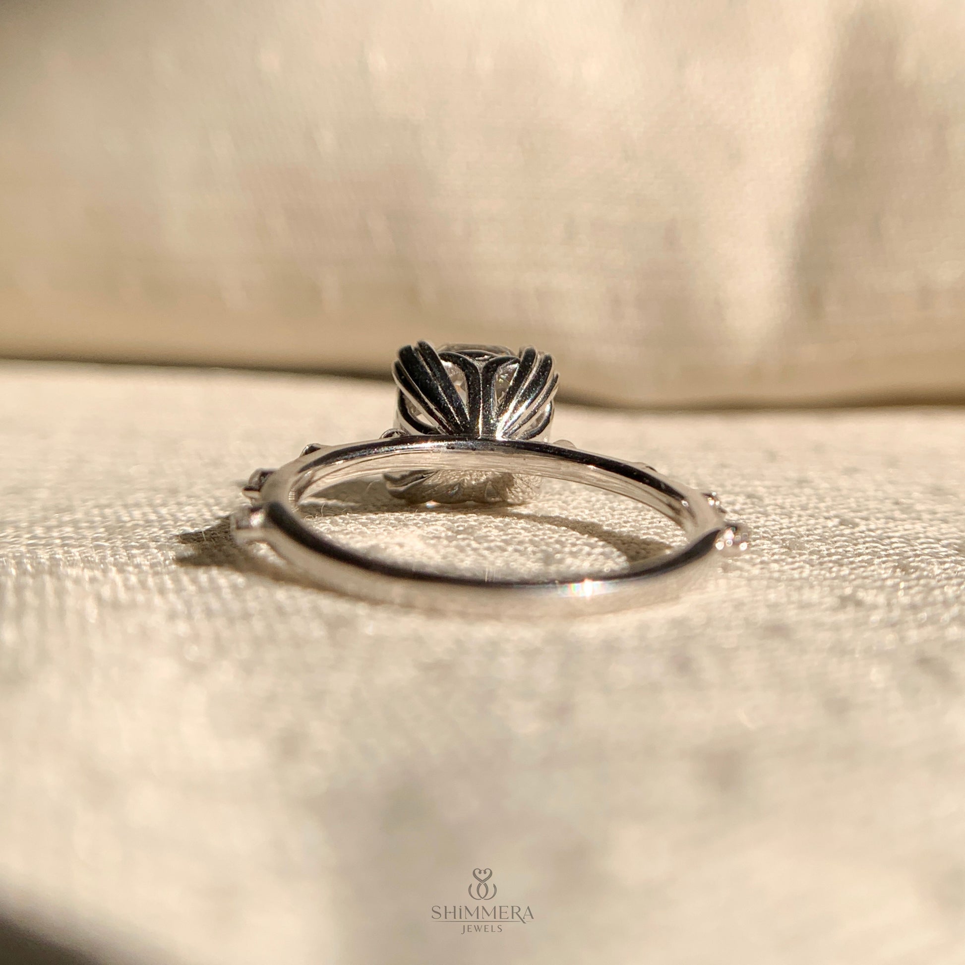 Old European Cut Diamond Engagement Ring