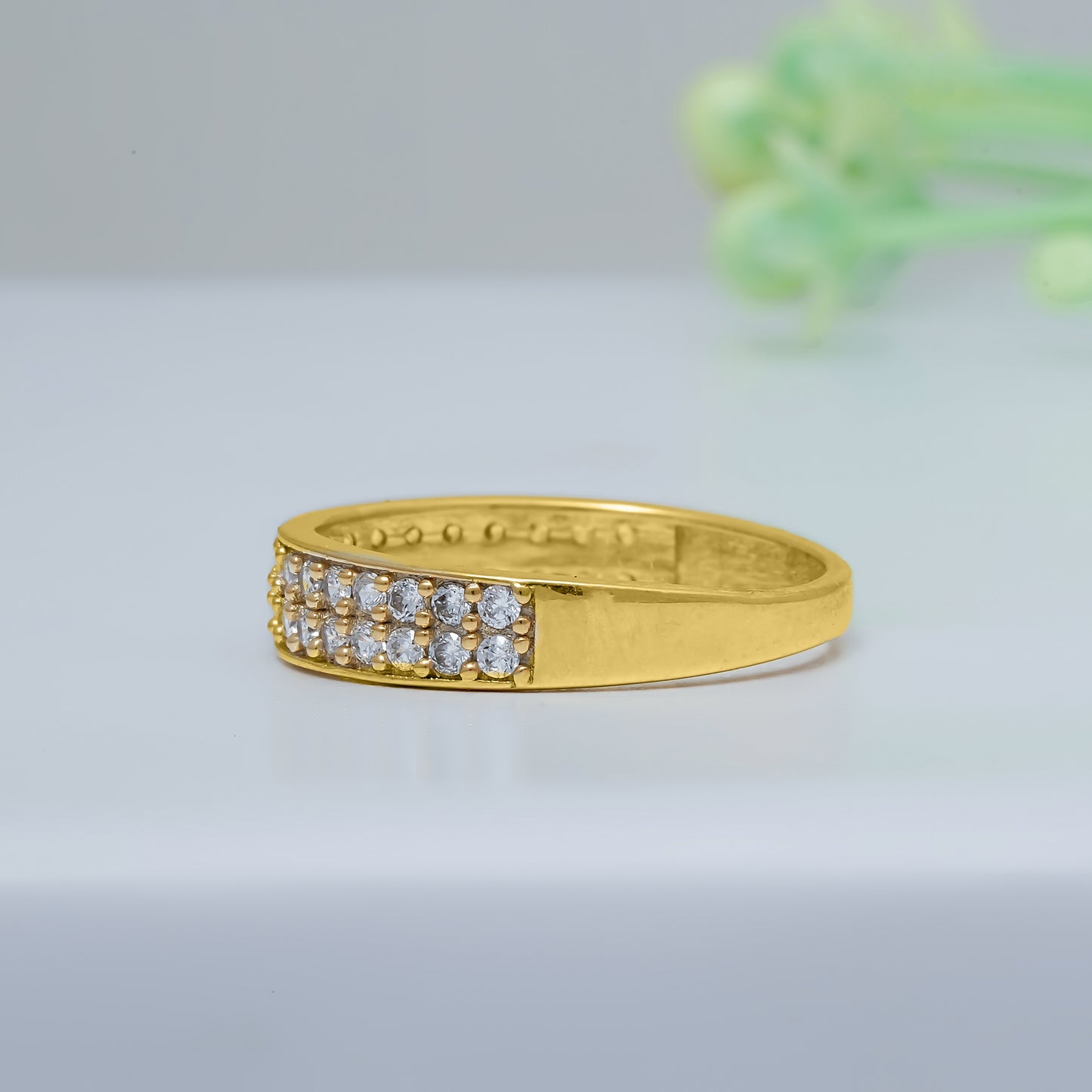 Double Row Diamond Etermity Band 