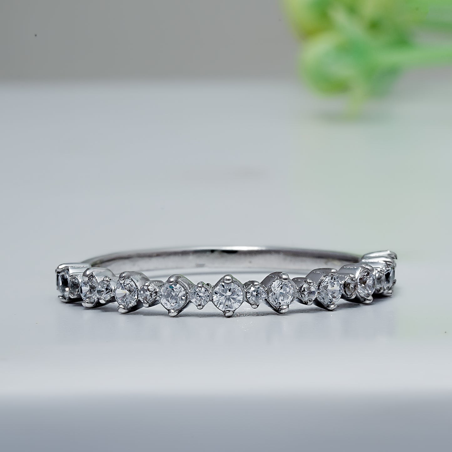 Round Cut Diamond Eternity Ring